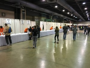 Bib pick up was simple and easy.