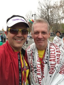 Dave and I together at the finish line.