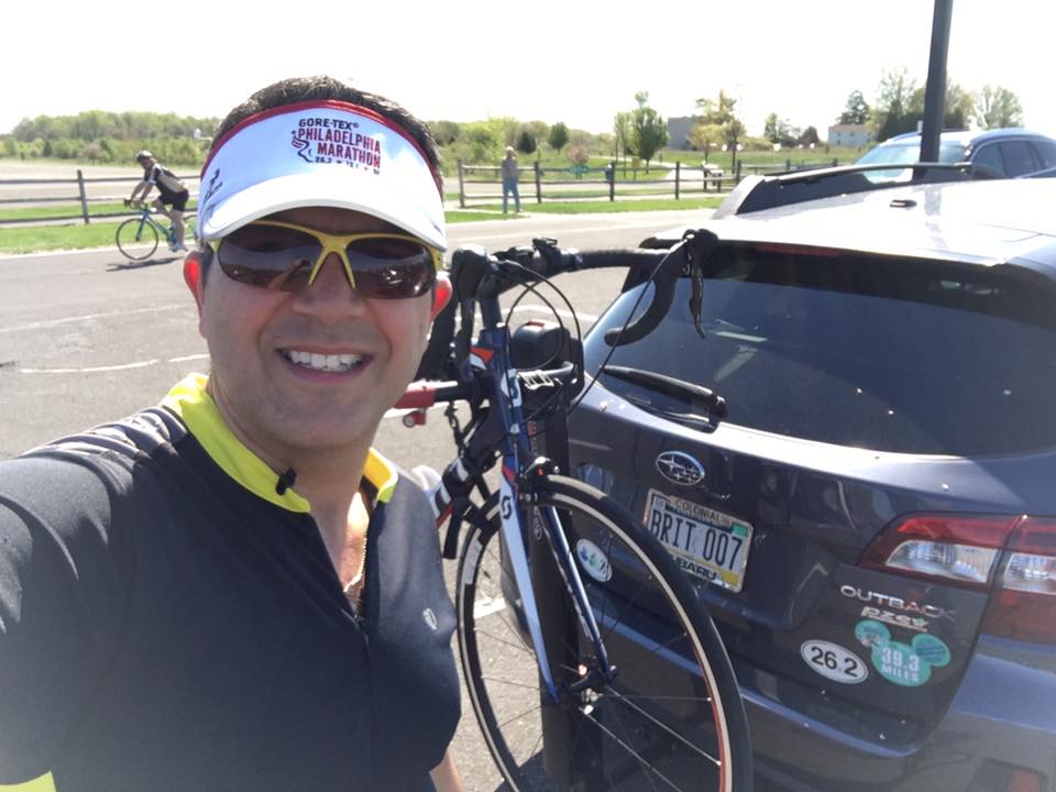 Sunshine and cycling. A good combination.