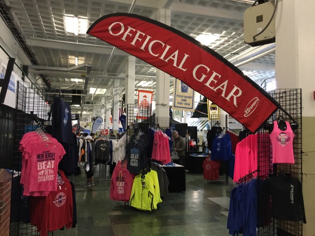 There was an area of official race gear although I left empty handed