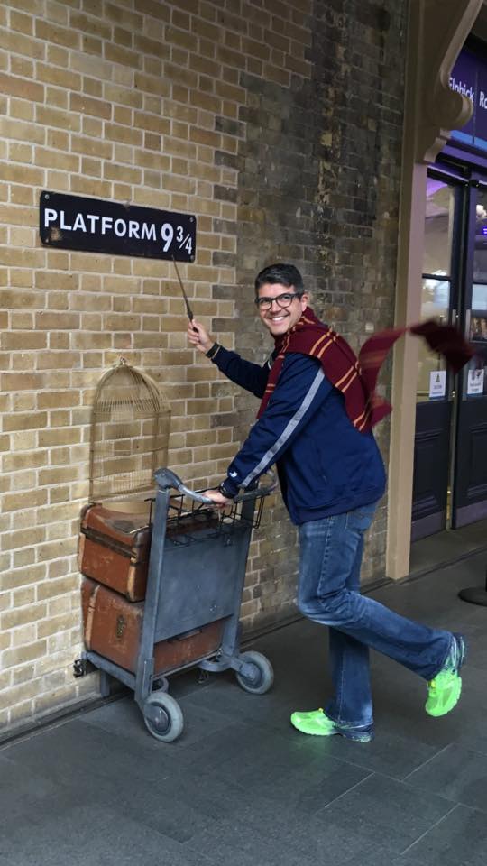 Heading out of London on the train from Kings Cross