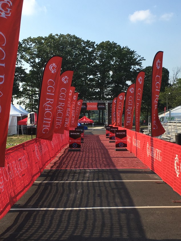 I hoped to be able to get to the finishers chute this year