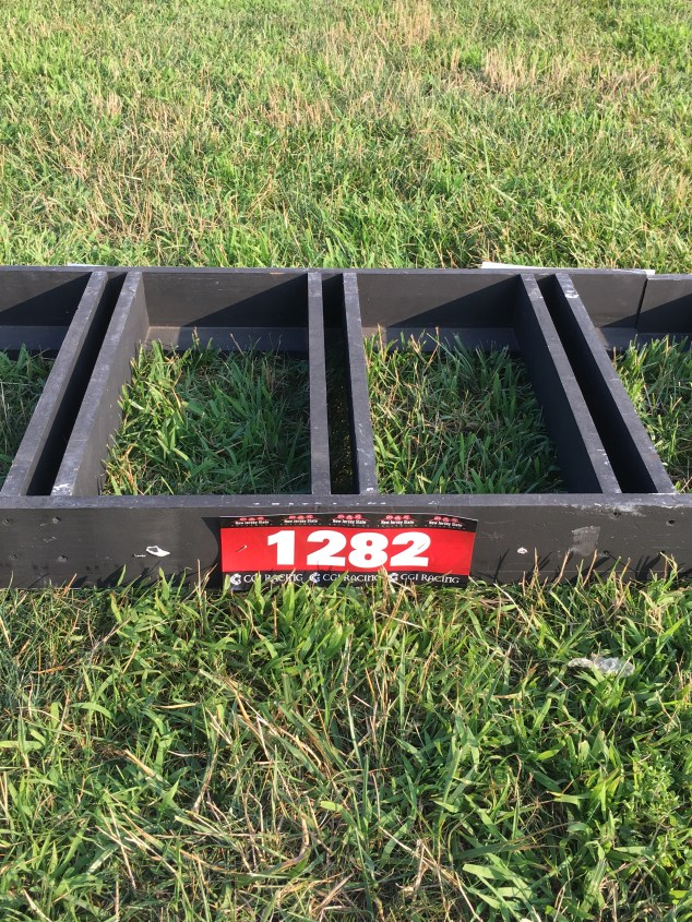 Bikes were held in these racks rather than on a rail