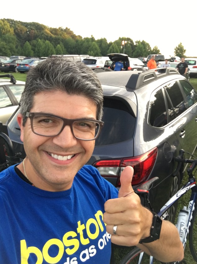 Up early on race day