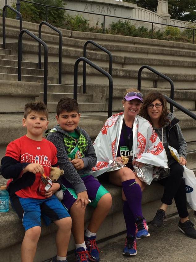 She had great crowd support