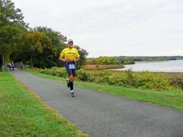 The beautiful view along the Mohawk-Hudson Hike-Bike trail