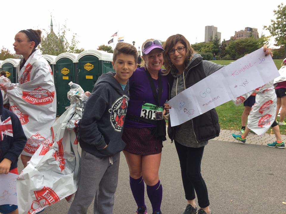 She had great crowd support