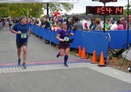 My wife had finished her race a couple of hours earlier