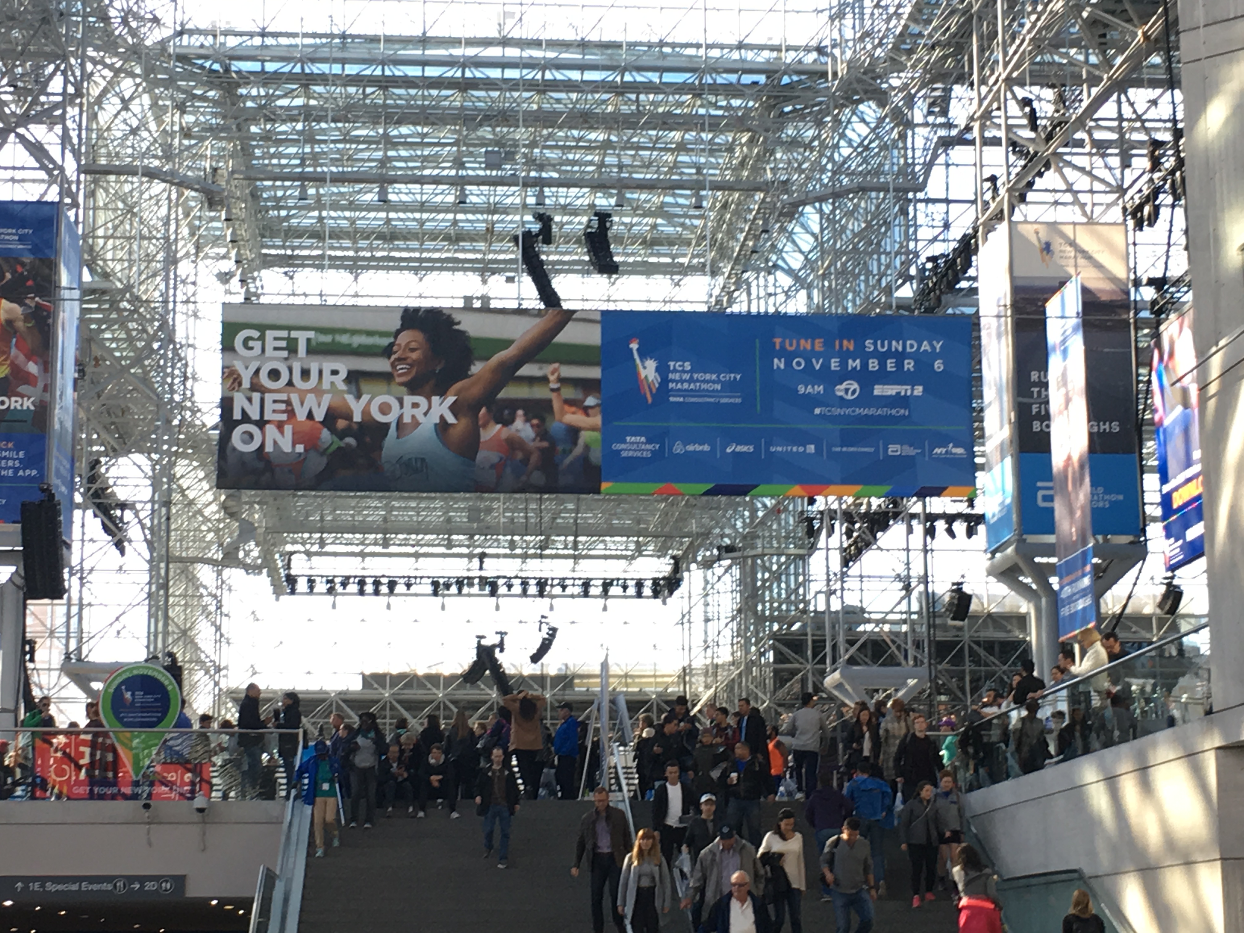 Arriving at the Javitz Center