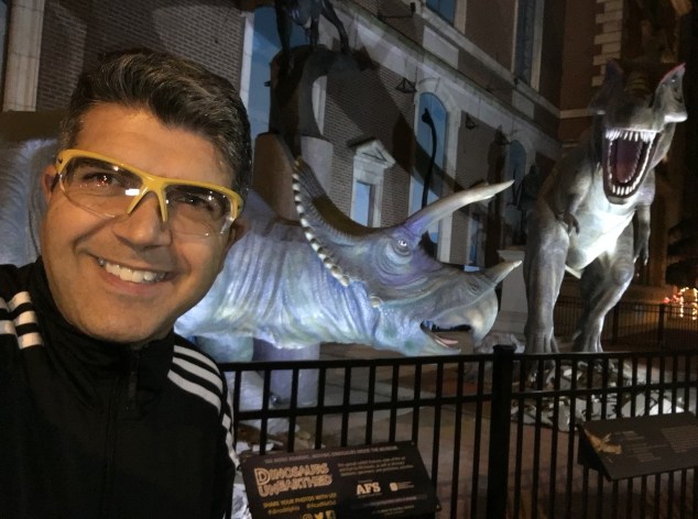 I was here so early the dinosaurs were not yet extinct