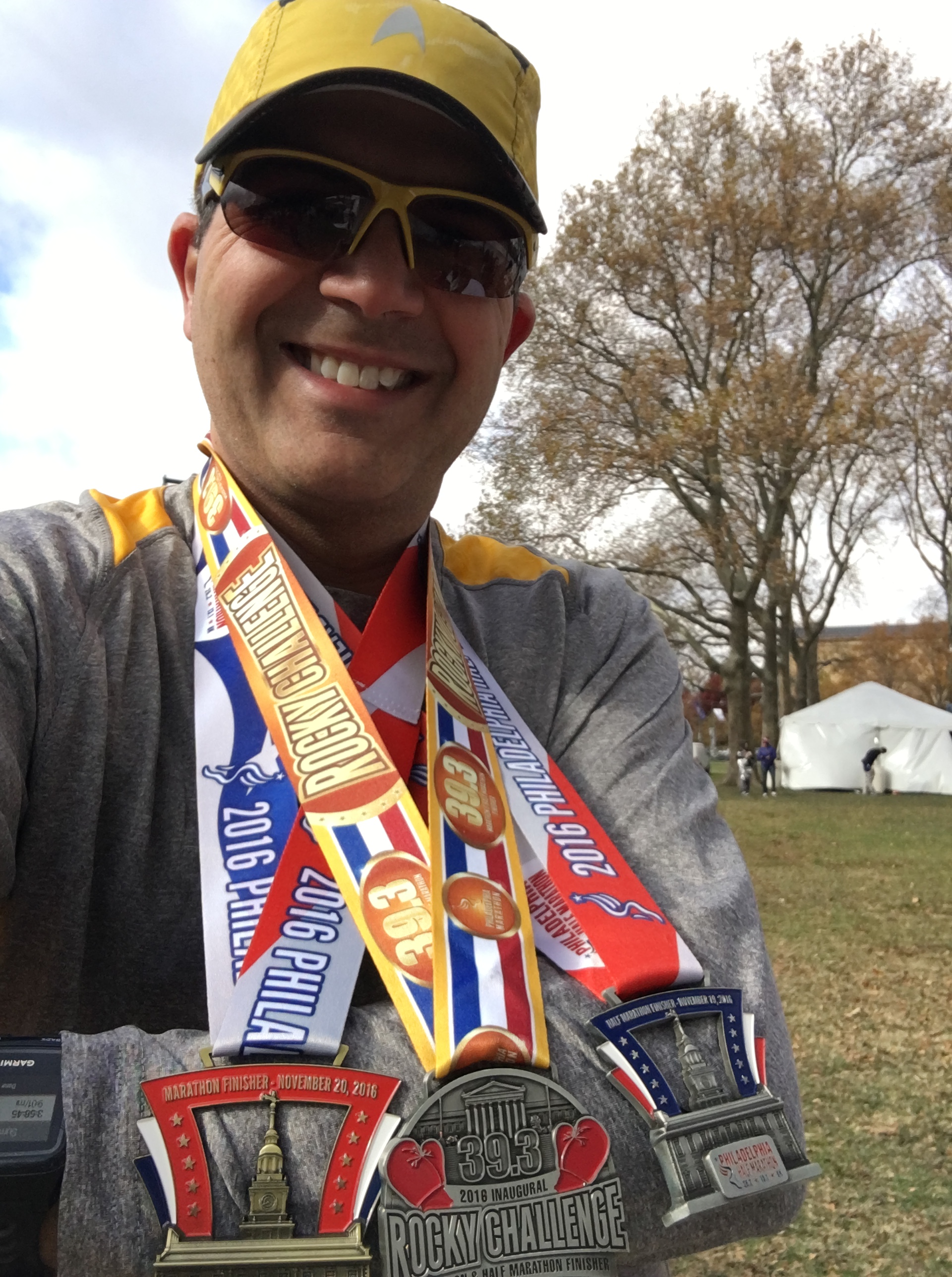 A good weekends work. A sub 2 hour Half Marathon and a sub 4 hour Full Marathon