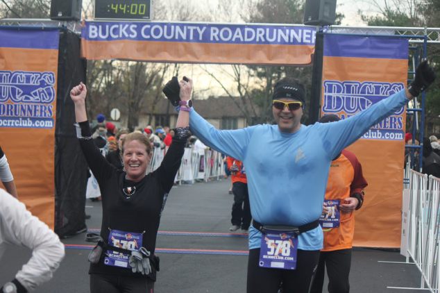 Always great to cross a finish line together